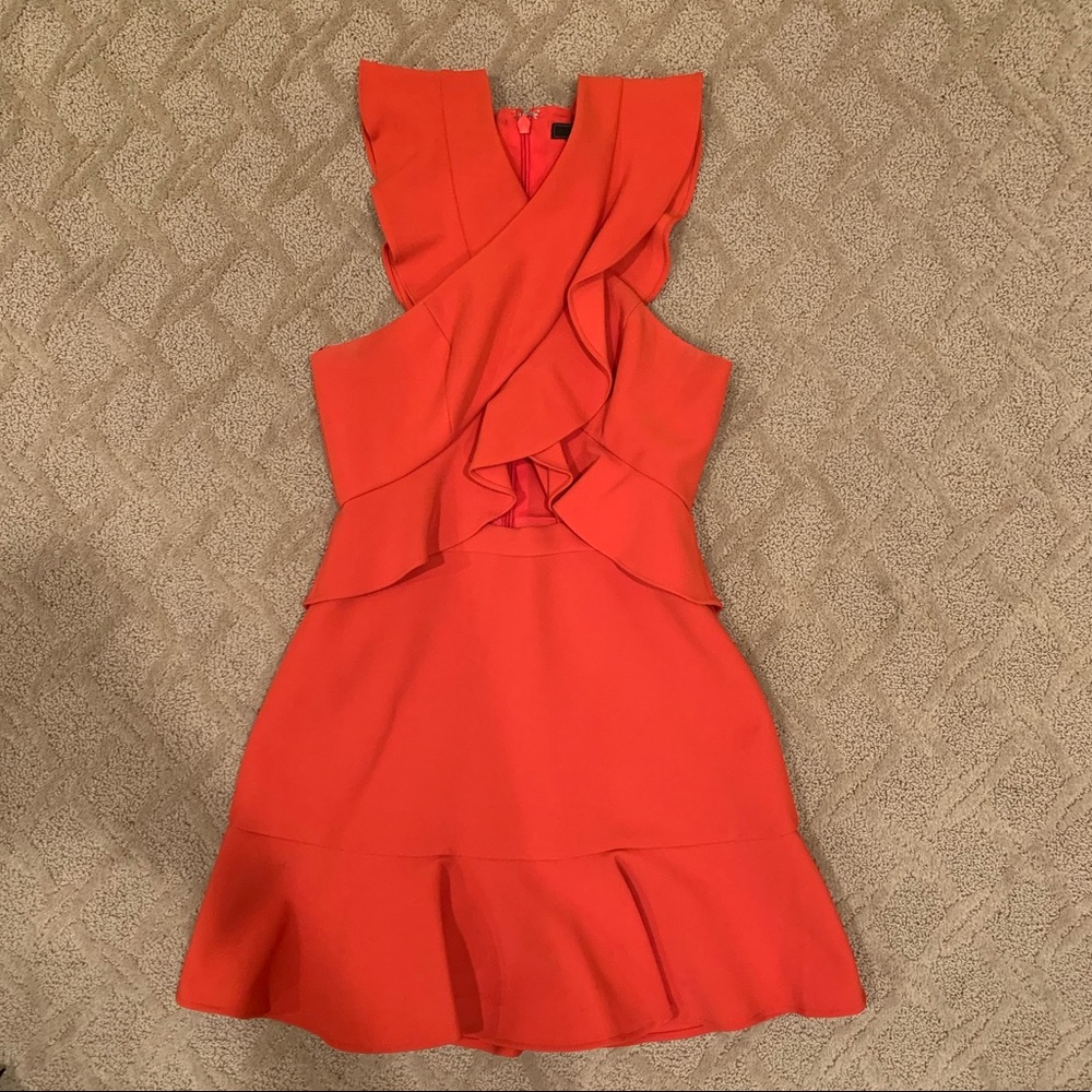 Orange BCBG Cocktail Dress